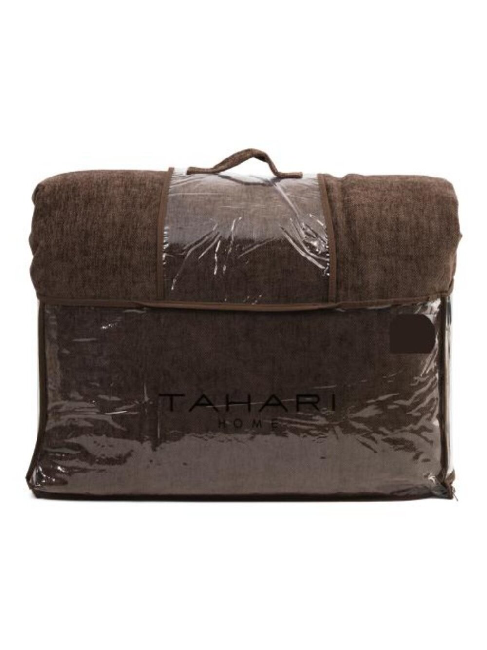 TAHARI 3pc Herringbone Comforter And Shams Set